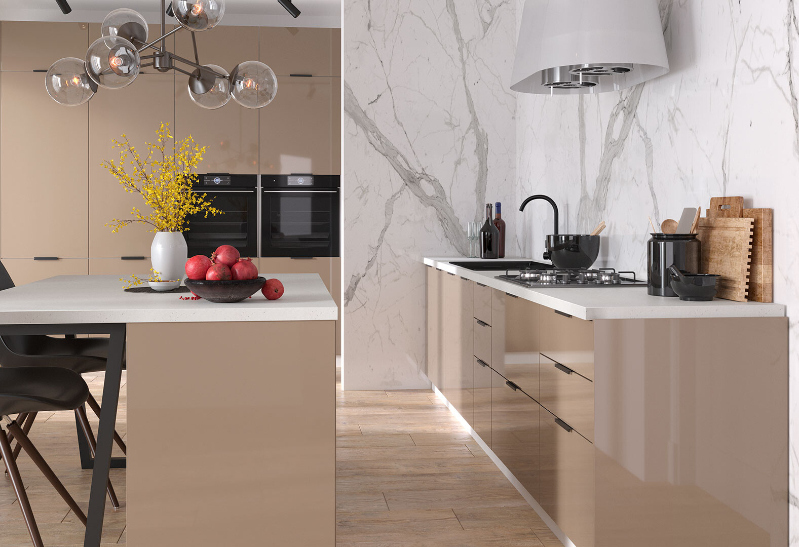 Фото 54 - Модульная кухня Диплос / Diplos Blum Мебель Стар