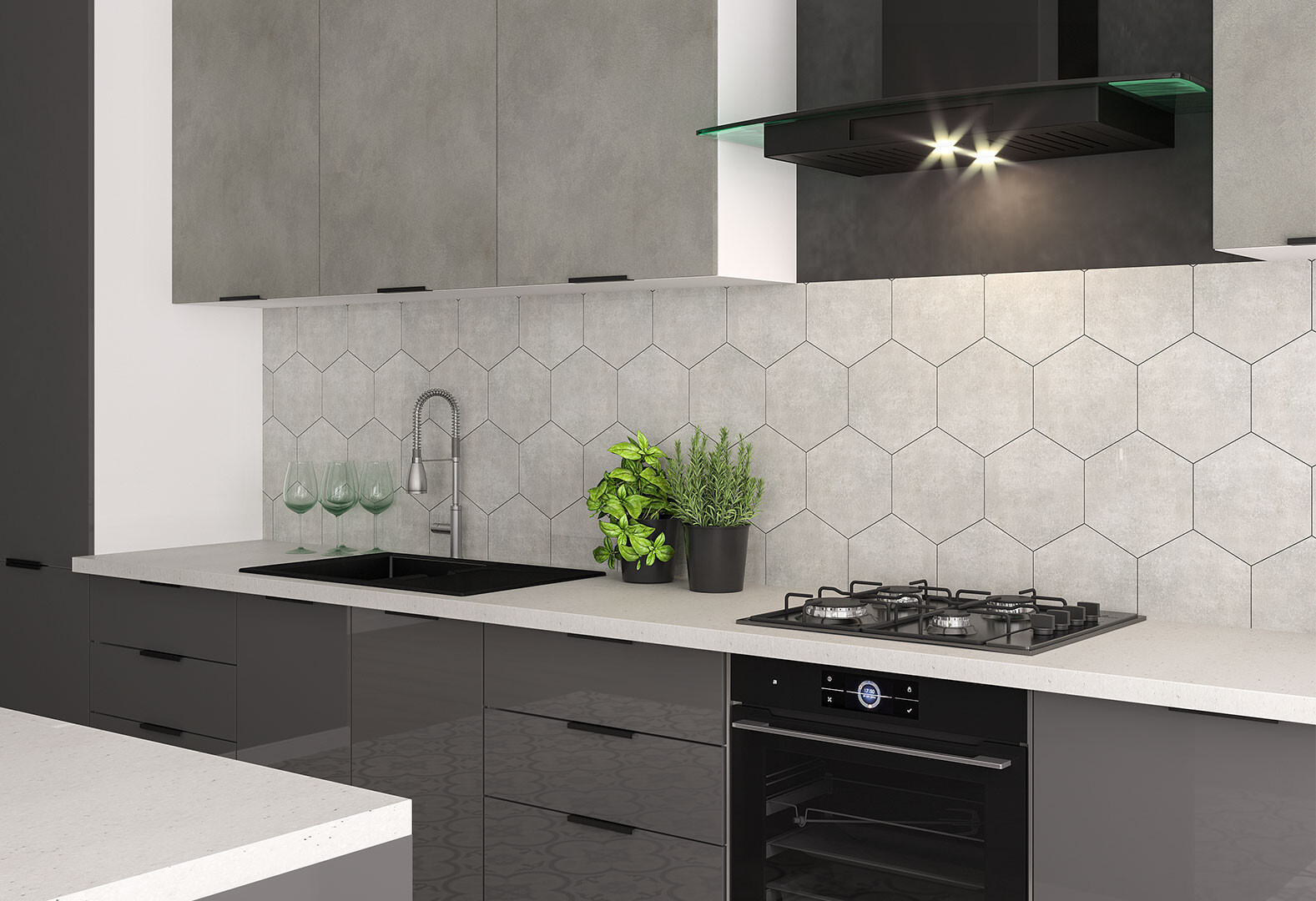 Фото 55 - Модульная кухня Диплос / Diplos Blum Мебель Стар