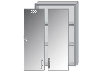 Фото Верх 960 витрина Диплос / Diplos Blum Мебель Стар