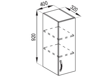 Фото В 40 (h-920) Оля Svit Mebliv
