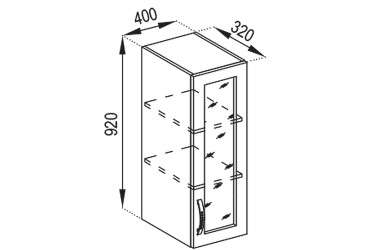 Фото В 40 Ск (h-920) Оля Svit Mebliv