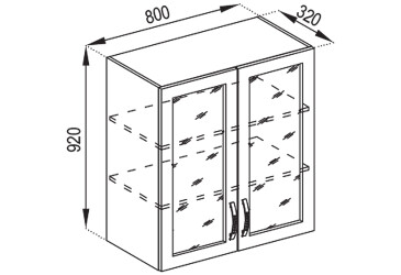 Фото В 80 Ск (h-920) Оля Svit Mebliv