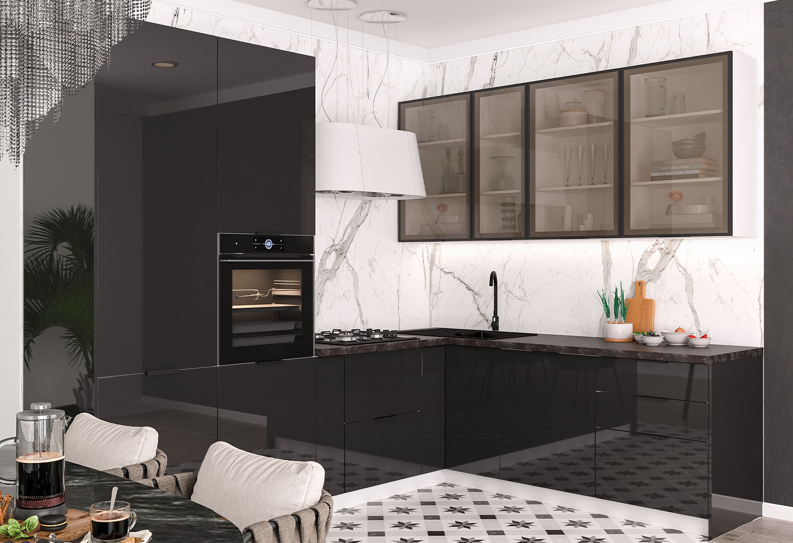 Фото 2 - Кухня кутова Діплос / Diplos 2.8х2.2 MebelStar