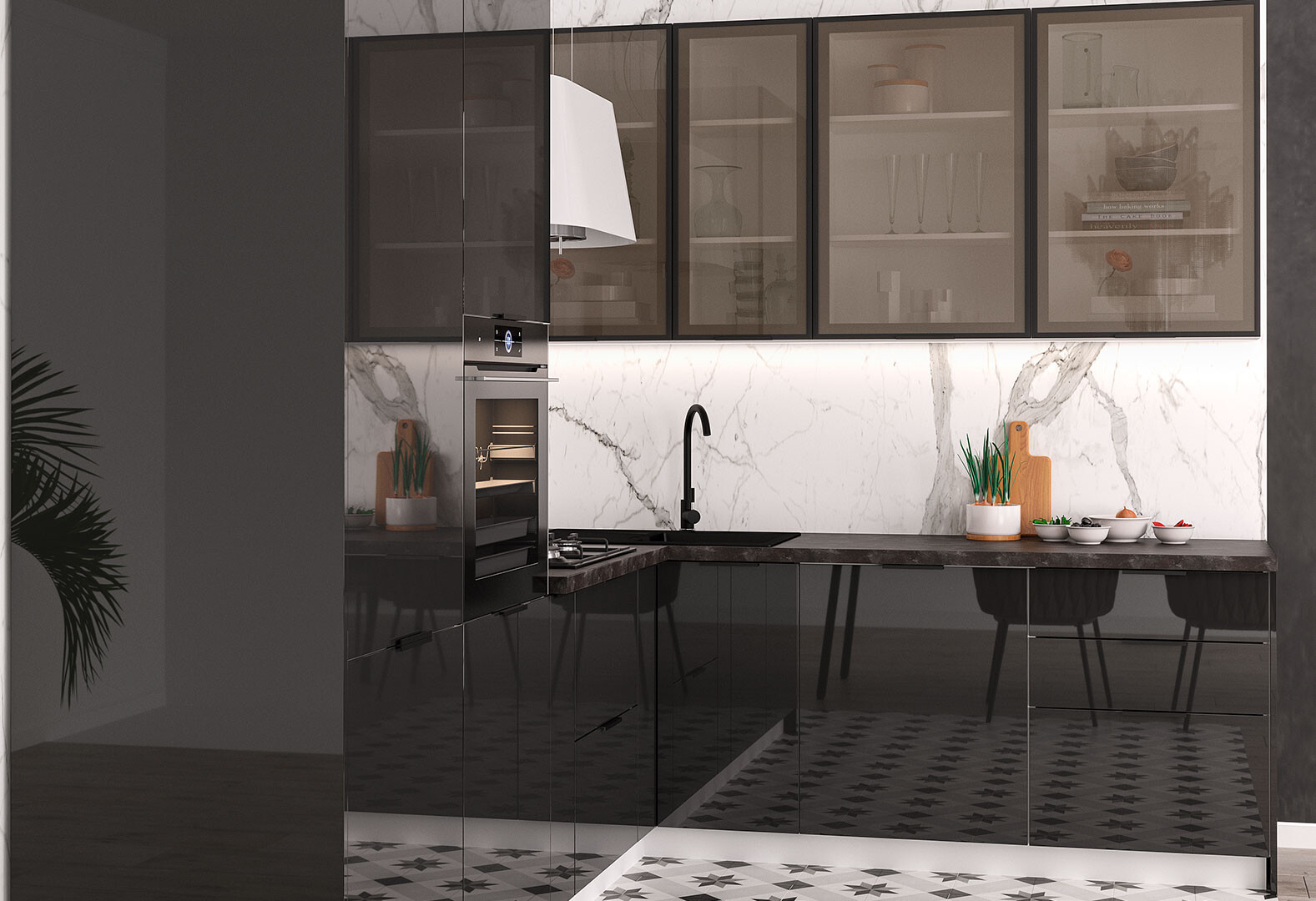 Фото 3 - Кухня кутова Діплос / Diplos 2.8х2.2 MebelStar