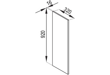 Фото В панель (h-920) Оля Svit Mebliv