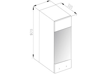 Фото В 40 Ск (h 920) Марта Лак Svit Mebliv