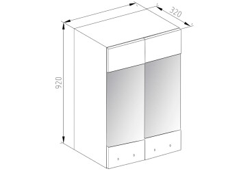 Фото В 80 Ск (h 920) Марта Лак Світ Меблів