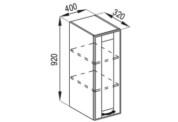 Фото В 40 (h-920) Доминика Svit Mebliv