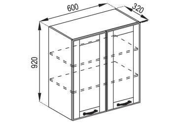 Фото В 60 (h-920) Доминика Svit Mebliv
