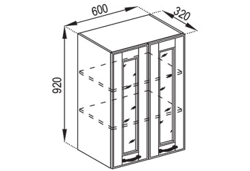 Фото В 60 Ск (h-920) Доминика Svit Mebliv