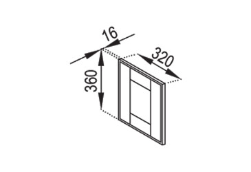 Фото А панель (320) Доминика Svit Mebliv