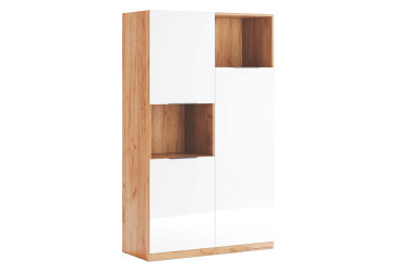Фото Шафа-пенал MiroMark Джуніор Асті 3-дверний комбінований 95 см Дуб крафт/Білий