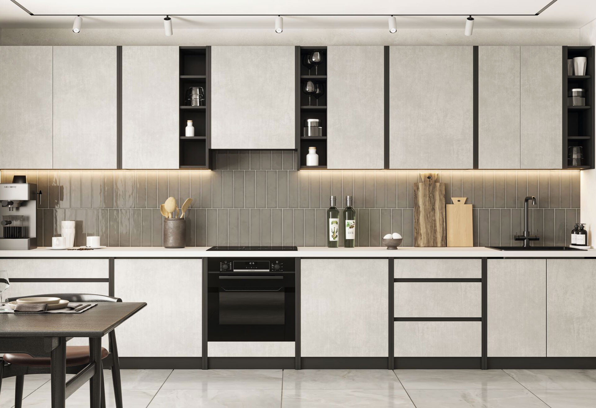 Фото 5 - Модульная кухня Графити Svit Mebliv