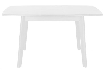 Фото Стол обеденный Модуль Люкс Джаз 109x74 см раскладной, белый