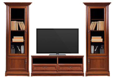 Фото Комплект стенка с витринами Gerbor холдинг Соната 272 см Каштан