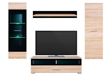 Фото Стінка Гербор Вушер 180 см, дуб сонома