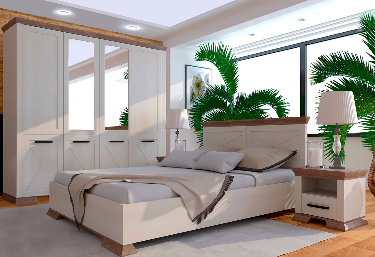 Фото 1 - Спальня Марсель Нові направляючі 4D Гербор