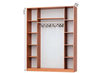 Фото Корпус Комби 1800х450 Шкаф-купе 3D 1800 Мебель Стар