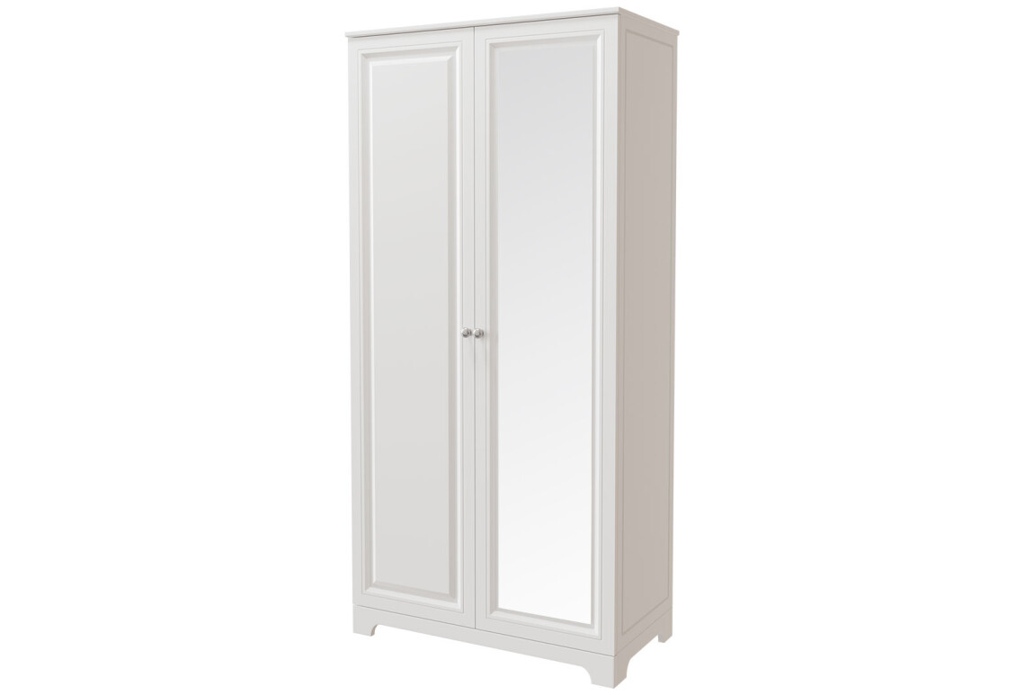 Фото Шкаф Вип-Мастер Мадрид МДФ 2-дверный V.1 с зеркалом 102 см