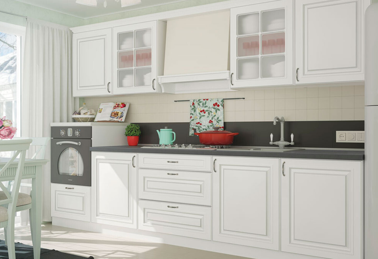 Фото 1 - Кухня Аморе Класік Патина Люкс / Amore Classic Patina Luxe 3.2 VIP-master