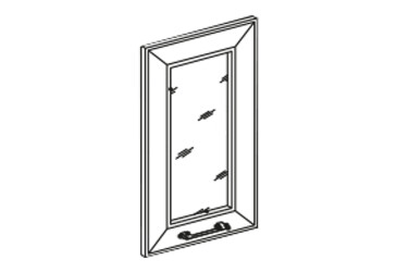 Фото Фасад В 30 Ск МДФ Марго Світ Меблів