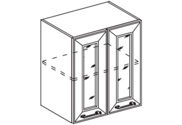 Фото В 60 Ск (фасад МДФ) Марго Svit Mebliv