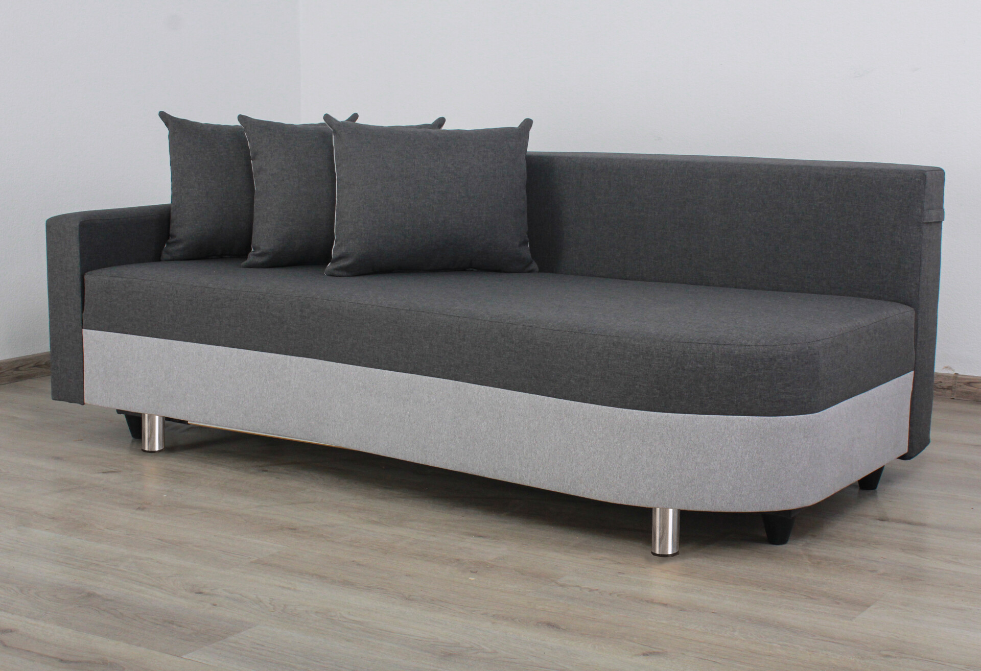 Фото 3 - Диван Элегант Бенефит 72 205x98 см серый