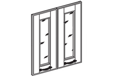 Фото Фасад В 80 Ск МДФ Домініка Світ Меблів