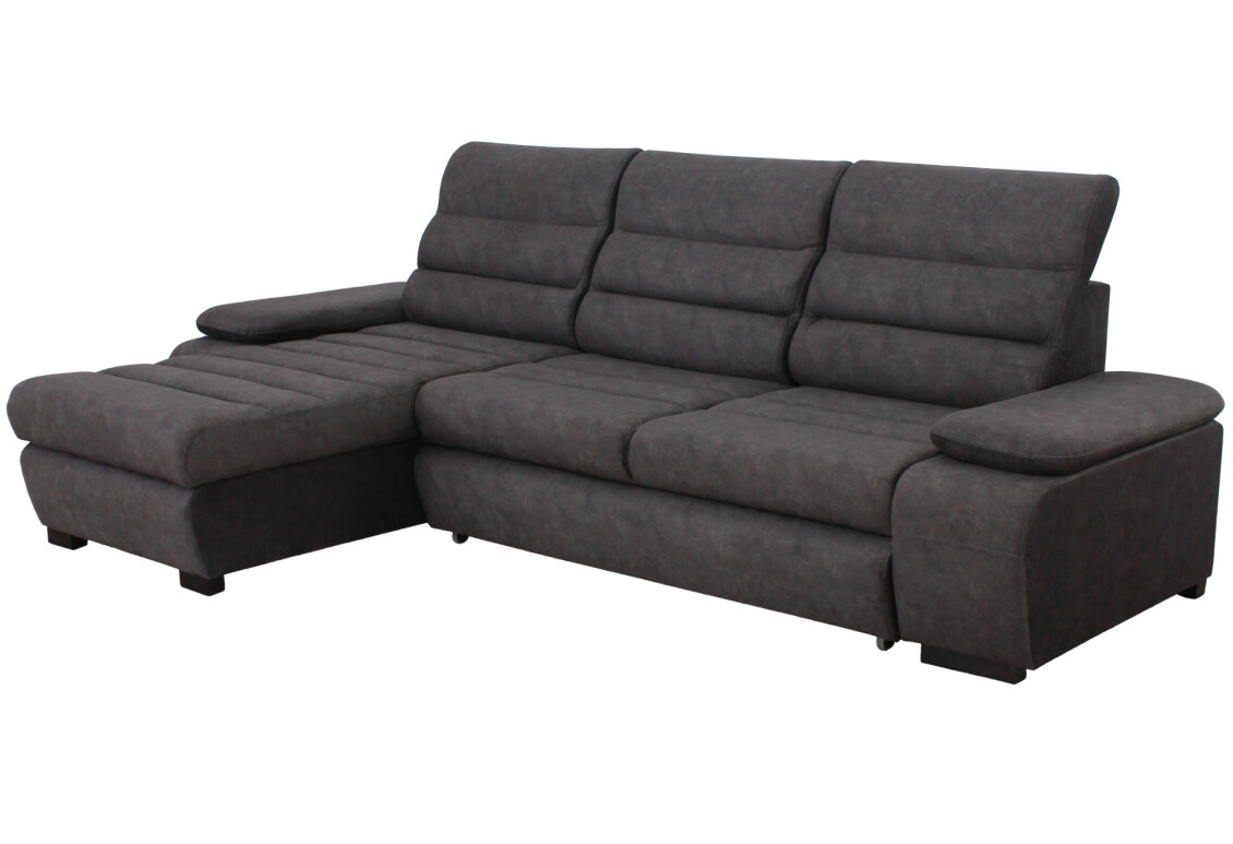 Фото Мягкий уголок Элегант Бенефит 71 282x178 см мокрый асфальт