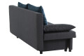 Фото 2 - Диван Morgan Furniture Нео 192x82 см темно-сірий (Мальмо 96 / Мальмо 81)