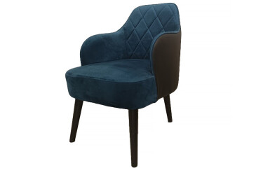 Фото Стул кухонный UMa Асти (темные опоры) 54x64x82 см мягкий с подлокотниками