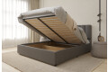 Фото 5 - Ліжко-подіум UMa Монро 140х200 см підйомне, сіро-коричневе (Fancy 96)