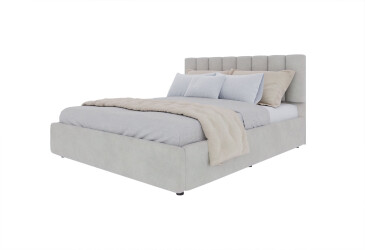 Фото Кровать-подиум UMa Монро 160х200 см подъемная, светло-бежевое (Fancy 06)