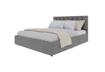 Image Кровать-подиум UMa Монро 160х200 см подъемная, серо-коричневое (Fancy 96)
