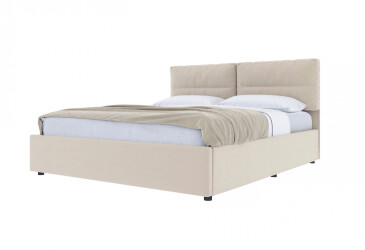 Фото Ліжко-подіум UMa Верона 160х200 см підйомне, світло-бежеве (Soro 21) 