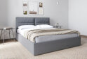 Image 4 - Кровать-подиум UMa Верона 180х200 см подъемная, серое (Soro 93) 