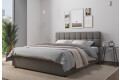 Фото 2 - Ліжко-подіум UMa Трініті 160х200 см підйомне, сіро-коричневе (Fancy 96)