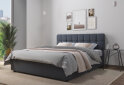Image 2 - Кровать-подиум UMa Тринити 160х200 см подъемная, графит (Fancy 97)
