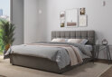 Image 2 - Кровать-подиум UMa Тринити 180х200 см подъемная, серо-коричневое (Fancy 96)