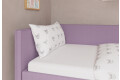 Фото 3 - Кровать UMa Джерси 90х200 см раскладное фиолетовое (Soro 65) 