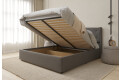 Фото 7 - Ліжко-подіум UMa Жасмін 140х200 см підйомне, сіро-коричневе (Fancy 96)