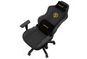 Зображення 13 - Комп'ютерне крісло Anda Seat Phantom 3 70x55x134 см ігрове, чорне із золотом
