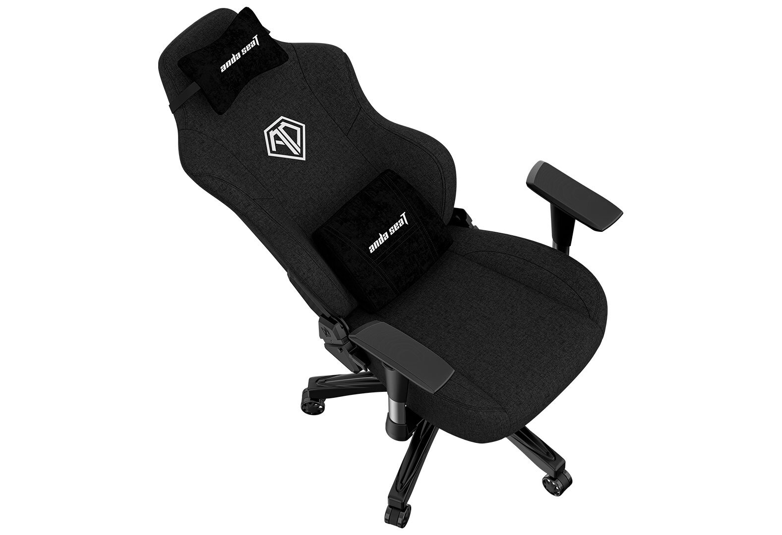 Фото 6 - Комп'ютерне крісло Anda Seat Phantom 3 Fabric 70x55x134 см ігрове, чорне