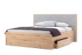 Фото 2 - Кровать-подиум MiroMark Реймонд (без вклада) 180х200 см с ящиками, дуб артизан/серый