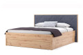 Фото 1 - Ліжко-подіум MiroMark Реймонд (без вкладу) 180х200 см з шухлядами, дуб артізан/антрацит