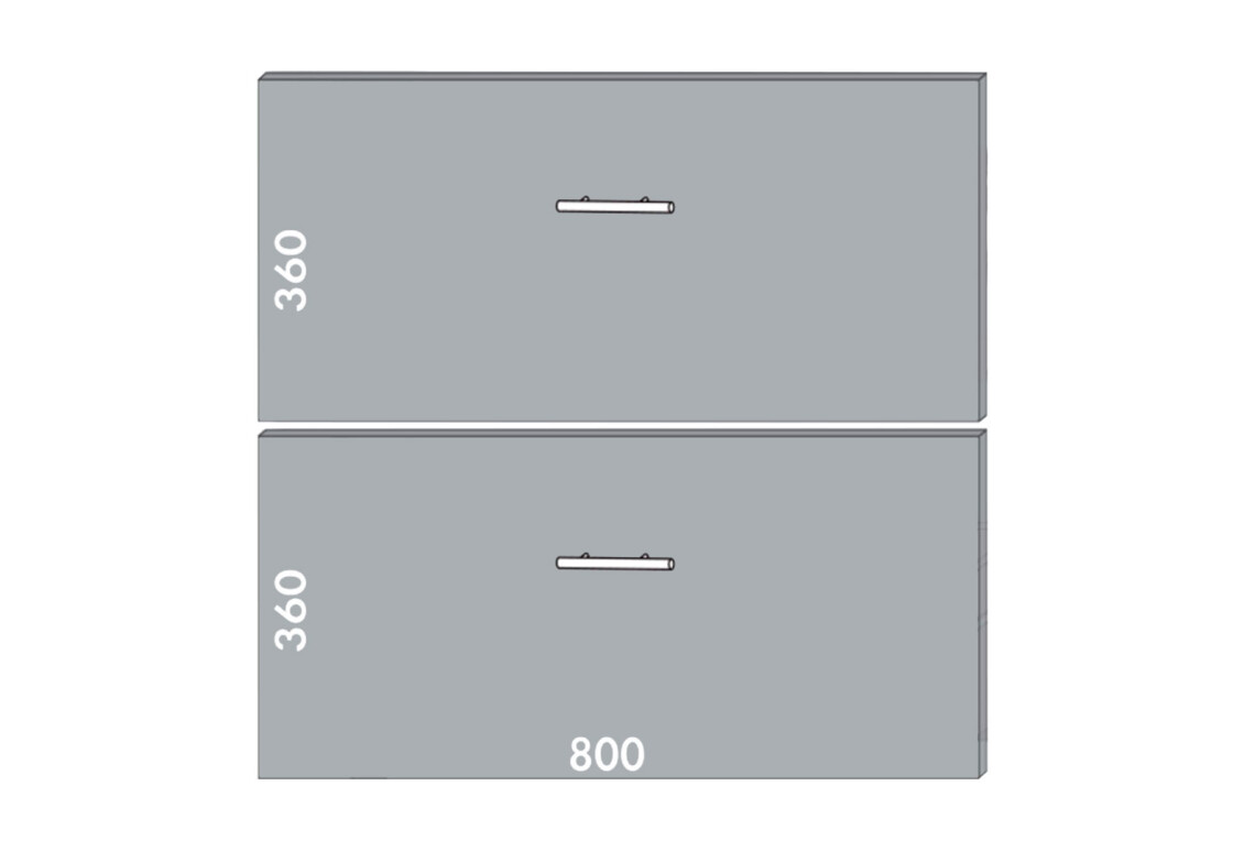 Фото Фасад dpl ф-82 ш Blum MebelStar