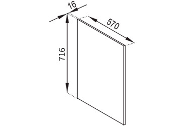 Фото Н панель 716 Софи Лак Svit Mebliv