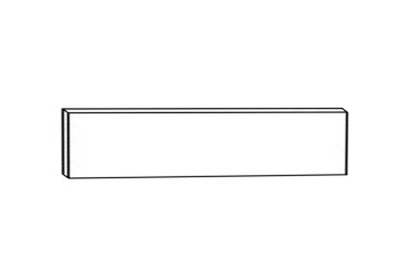 Фото Царга к кухням (ДСП h-150) 2.4 м Svit Mebliv
