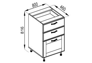Фото Н 80 3Ш (2+1) LUX Доминика Svit Mebliv