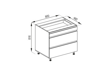 Фото Н 80 3Ш (1+2) LUX Софі Лак Світ Меблів